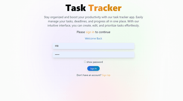 Task Tracker